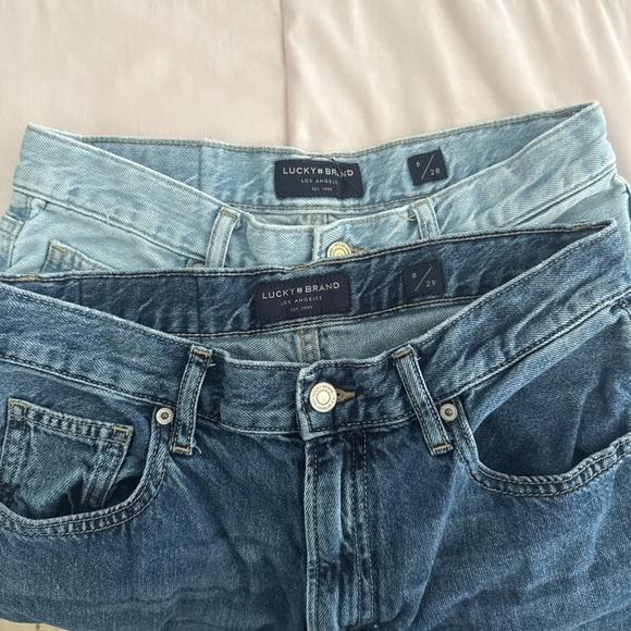 Lucky Brand Women's wide leg Jeans - Dark Blue and Light Blue bundle! - Picture 6 of 12